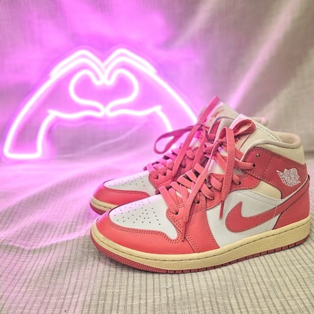 Strawberries and Cream Nike Air Jordans